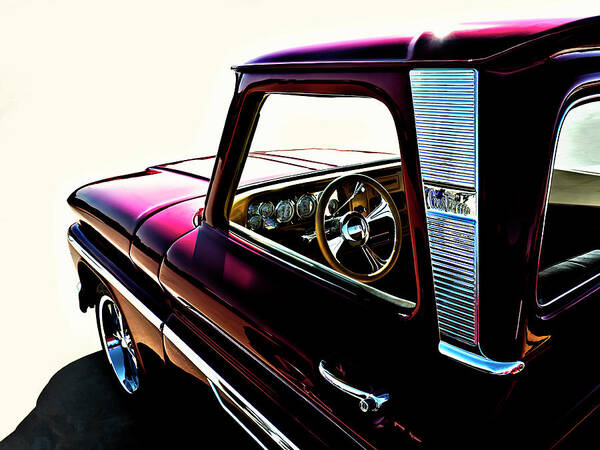 Chevrolet Art Print featuring the digital art Chevy Pickup by Douglas Pittman