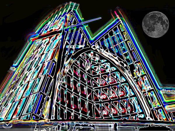 Cathedral Art Print featuring the photograph Crystal Cathedral 2 by Samuel Sheats