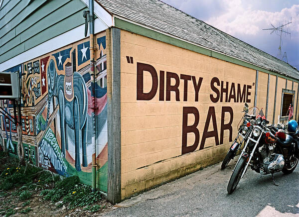 Dirty Shame Bar Art Print featuring the photograph Dirty Shame Bar by Kris Rasmusson