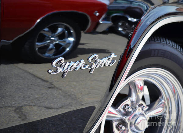 Color Photography Art Print featuring the photograph Impala SS by Sue Stefanowicz