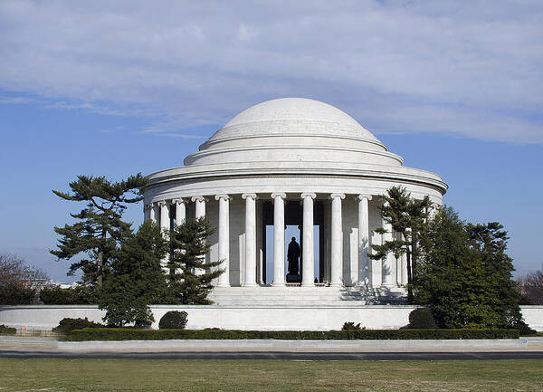 Washington Art Print featuring the photograph Jefferson Memorial - Washington DC by Brendan Reals