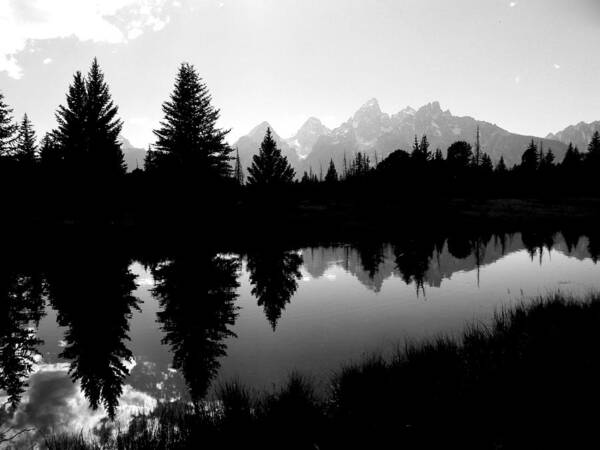 Landscape Art Print featuring the photograph Mirrored Tetons by Jessica Duede