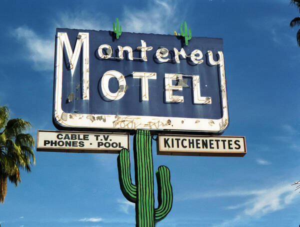 Monterey Motel Art Print featuring the photograph Monterey Motel by Matthew Bamberg