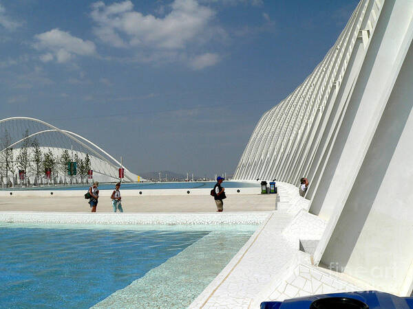 Reflecting Pool Art Print featuring the photograph Olympic Venue by David Bearden