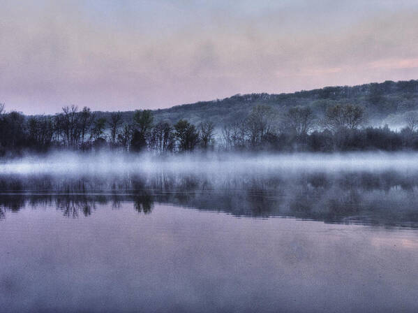 O�er The Misty Pond Art Print featuring the photograph Over the Misty Pond by William Fields