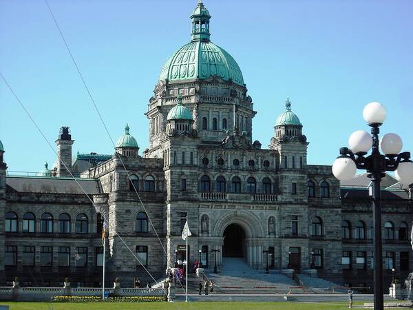 Victoria Art Print featuring the photograph Parliament Building by Kelly Manning
