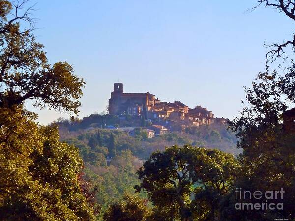 Countryside Art Print featuring the mixed media Provence by Rogerio Mariani