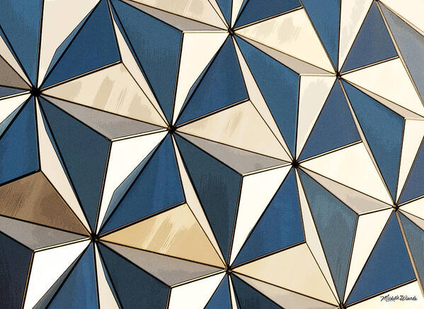 Epcot Art Print featuring the photograph Puzzle of Life on Earth by Michelle Constantine
