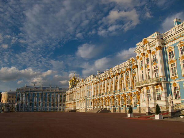 Built Structure Art Print featuring the photograph Saint Catherine Palace by David Smith