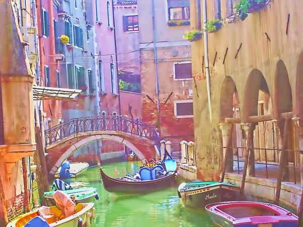 Venice Art Print featuring the photograph Siesta Time in Venice by Christiane Kingsley