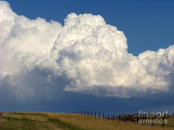 Clouds Art Print featuring the photograph Storm's A Brewin' by Dorrene BrownButterfield