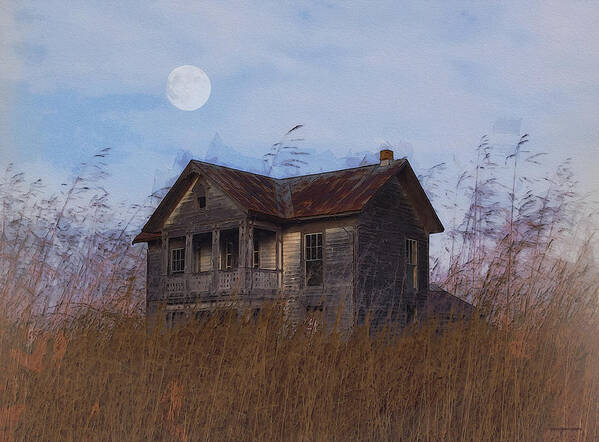 Ron Jones Art Print featuring the digital art This Old House by Ron Jones