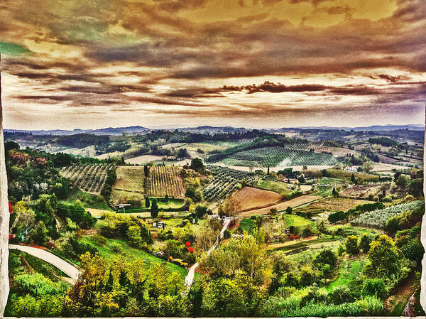 Tuscany Art Print featuring the photograph Through an Open Window by William Fields