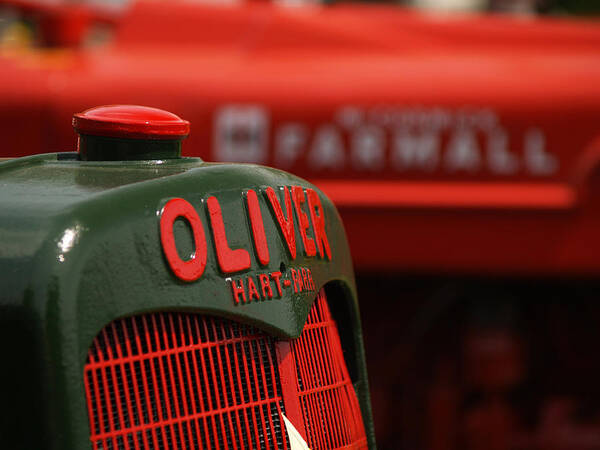 Oliver Art Print featuring the photograph Tractors by Brian Mollenkopf