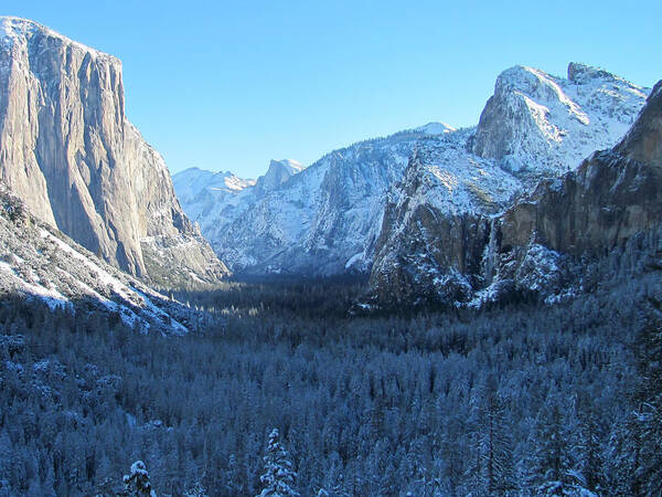 Yosemite National Park Art Print featuring the photograph Wintertime by Heidi Smith
