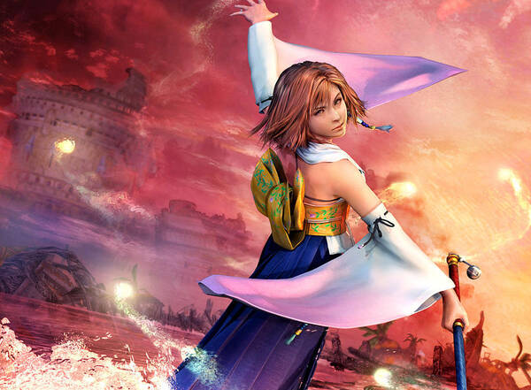 Final Fantasy X Art Print featuring the digital art Final Fantasy X #1 by Super Lovely