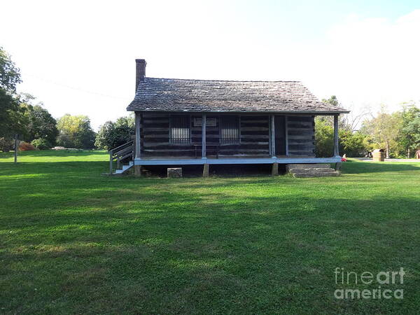 Cabin Art Print featuring the photograph Hawkeye Cabin #1 by Fred Wilson