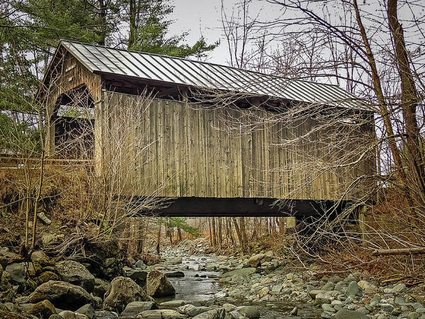 Pine Brook Bridge Art Print featuring the photograph Pine Brook Bridge #1 by Robert Mitchell