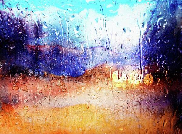 Rain Art Print featuring the photograph Rainy #2 by Lilia S