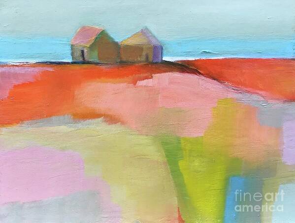 Landscape Art Print featuring the painting Summer Heat by Michelle Abrams