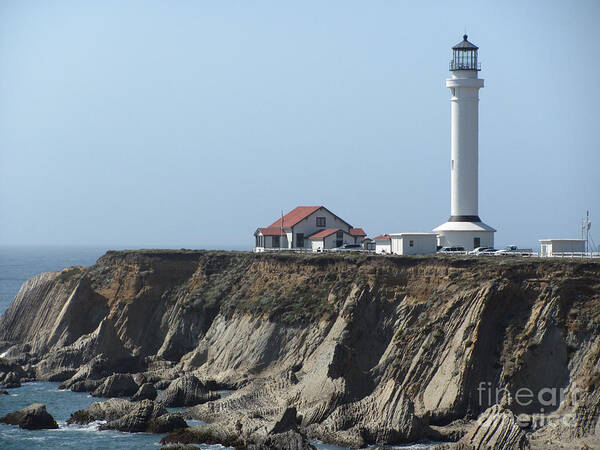 Pacific Coast Art Print featuring the photograph Lighthouse #3 by Julia Stubbe