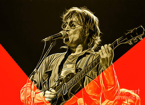 John Lennon Art Print featuring the mixed media John Lennon Collection #62 by Marvin Blaine