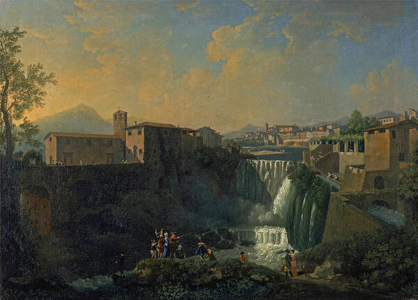 Thomas Patch Art Print featuring the painting A View of Tivoli by Thomas Patch