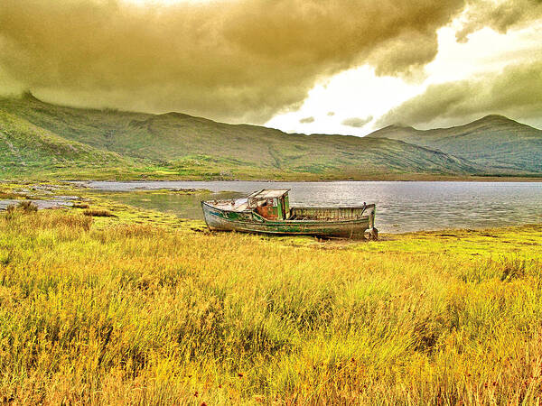 Boats Art Print featuring the photograph Abandoned 2 by Mark Egerton