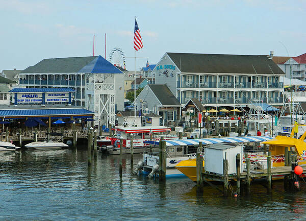 Marina Art Print featuring the photograph Adult Fun - Ocean City MD by Emmy Marie Vickers