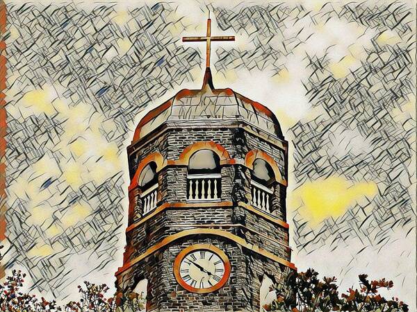 Church Art Print featuring the photograph Amen by Sherry Kuhlkin