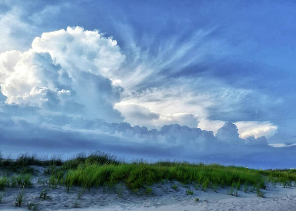 Approaching Storm Art Print featuring the photograph Approaching storm by Carolyn Derstine