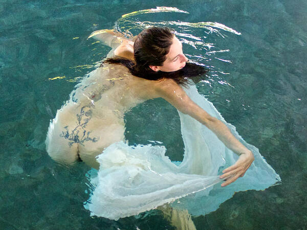 Water Ballet Art Print featuring the photograph Aquadance Water Ballet by Venetia Featherstone-Witty