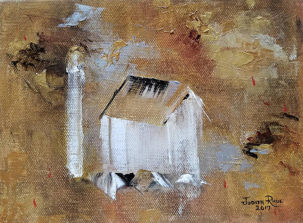 Barn Art Print featuring the painting Back in the Day by Judith Rhue