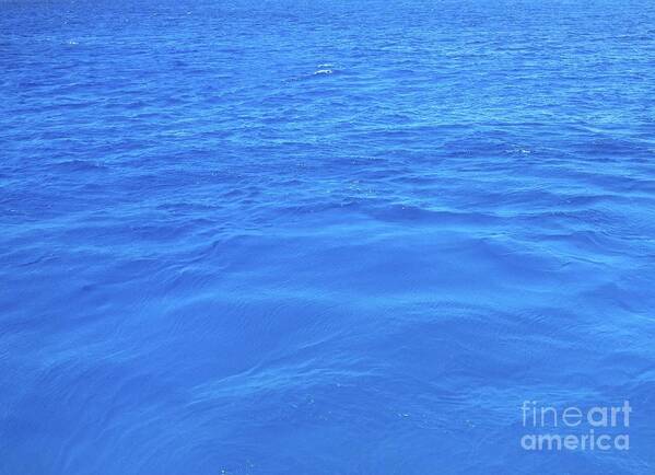 Ocean Art Print featuring the photograph Bahama Blue by Barbara Von Pagel