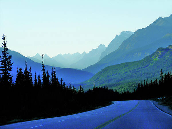 Blue Art Print featuring the photograph Banff Jasper Blue by Blair Wainman