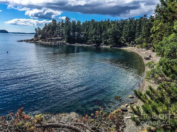 Orcas Island Art Print featuring the photograph Beach Days by William Wyckoff