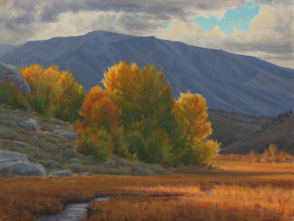 Auntumn Art Print featuring the painting Before The Snow by Joe Mancuso