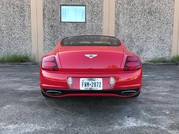 Bentley Continental Gt Art Print featuring the photograph Bentley Continental GT by Jackie Russo