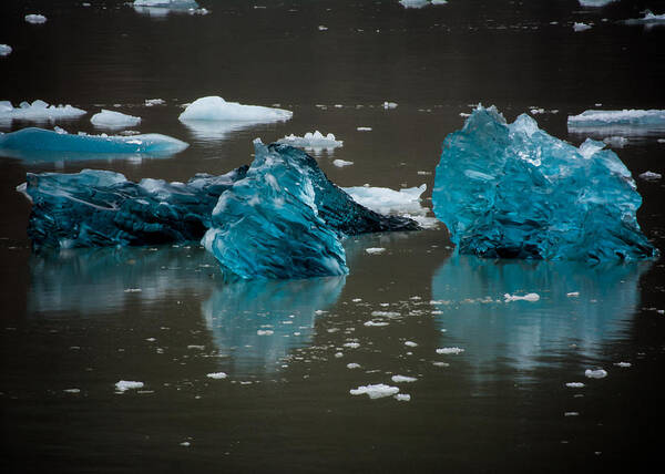 Gems Art Print featuring the photograph Blue Gems by Robert McKay Jones