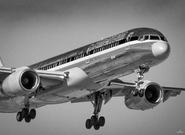 Jet Art Print featuring the photograph Boeing Landing 17R DFW by Phil And Karen Rispin