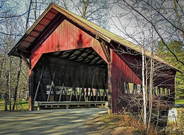 Brookdale Bridge Art Print featuring the photograph Brookdale Bridge by Robert Mitchell