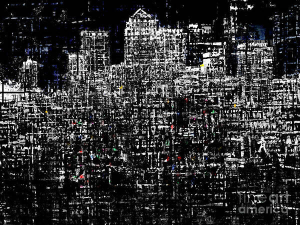 Canary Wharf Art Print featuring the digital art Canary Wharf by Andy Mercer