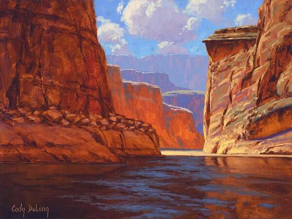 Grand Canyon Art Print featuring the painting Canyon Colors by Cody DeLong