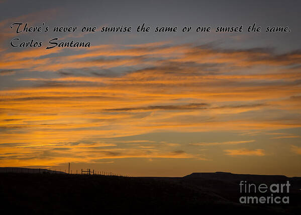 Sky Art Print featuring the photograph Carlos Santana Sunset by Janice Pariza