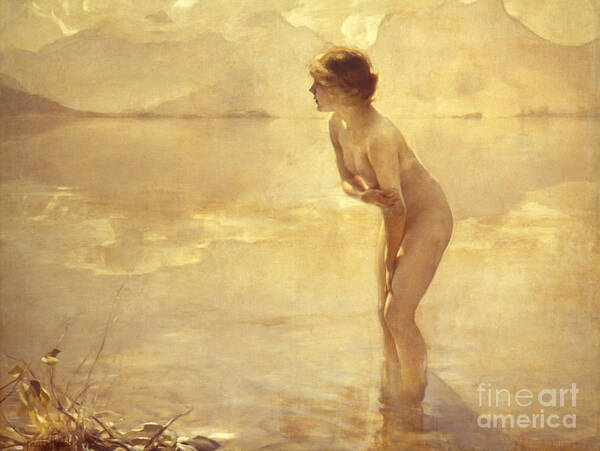 20th Century Art Print featuring the painting September Morn #10 by Paul Chabas