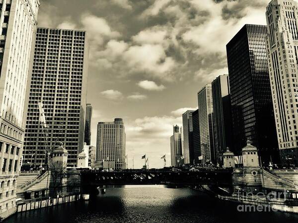 Chicago Art Print featuring the photograph Chicago River by Dennis Richardson