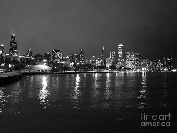 Chicago Art Print featuring the photograph Chicago Skyline by Dennis Richardson