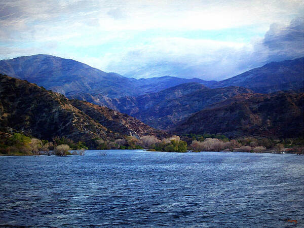 Little Rock Art Print featuring the photograph Choppy Waters Across The Lake by Glenn McCarthy Art and Photography