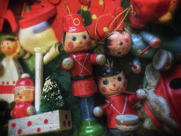 Iphoneography Art Print featuring the photograph Christmas Trio by Bill Owen