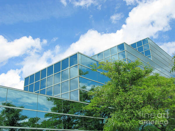 Architecture Art Print featuring the photograph Climbing Skyward by Ann Horn